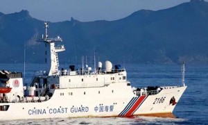 中方舰队抵达钓鱼岛，日本巡逻船出动，不到一天，美军也下场了